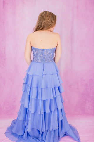 Sherri Hill 57336 - Periwinkle Size 6