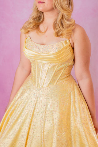 Sherri Hill 57520 - Yellow Size 10