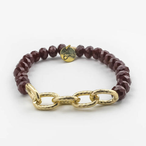 Levi Maroon & Gold Gameday Bracelet