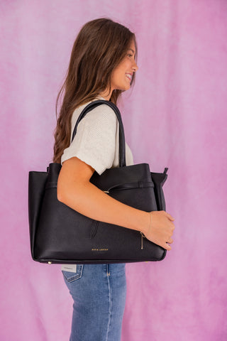 Katie Loxton Maddie Work Tote Bag - Black