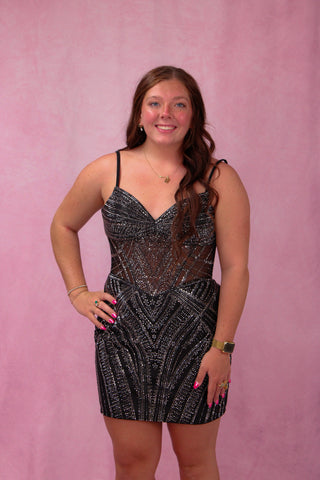 Sherri Hill 58224 - Black Size 12
