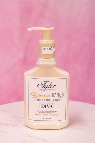 Tyler Candle Co. 8 oz. Luxury Hand Lotion - Diva