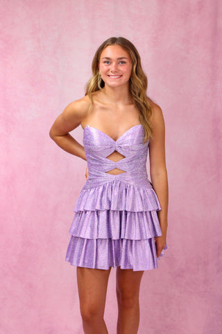 Sherri Hill 57320 - Lilac Size 6