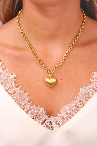 Spartina 449 Anastasia Heart Necklace 18"