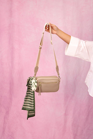 Katie Loxton Lottie Crossbody Bag - Light Taupe