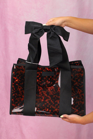 Case-Mate Jelly Tote Bag - Tortoiseshell Bow