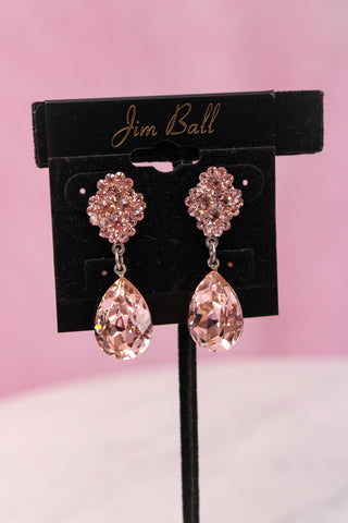 Jim Ball Earrings CE1205 - Prosecco/Silver