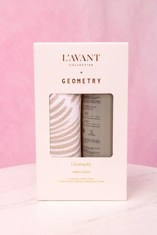 L'AVANT x Geometry Cleaning Kit - Ambre Santal