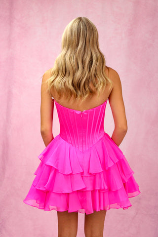 Sherri Hill 58074 - Bright Fuchsia Size 4