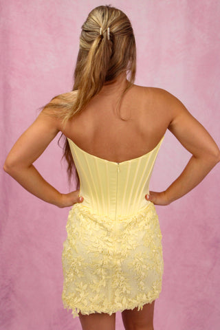 Sherri Hill 58254 - Yellow Size 4