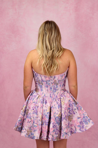 Sherri Hill 58318 - Lilac Print Size 6
