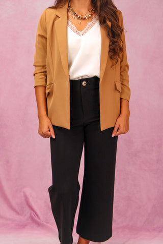 Black Wide Leg Trousers