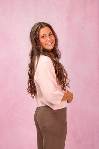 Brown Wide Leg Trousers