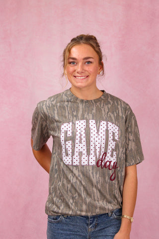 Bottomland Camo Game Day Tee