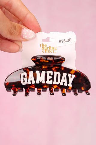 The Darling Effect Word Up Claw Clip - Gameday