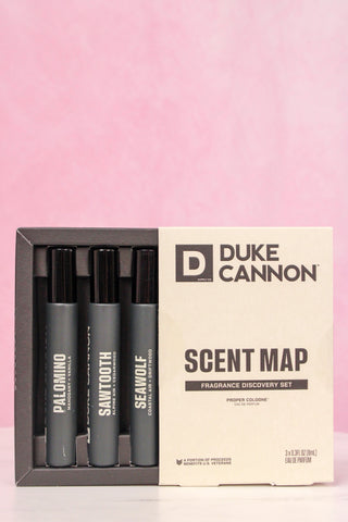 Duke Cannon Proper Cologne® Scent Map Sampler 3-Pack