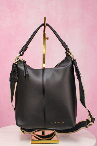 Katie Loxton Hallie Satchel Bag - Black