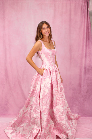 Sherri Hill 57731 - Ivory/Pink Size 0