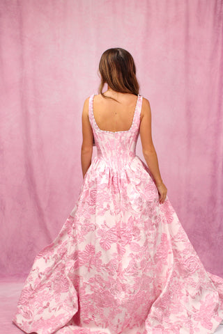 Sherri Hill 57731 - Ivory/Pink Size 0
