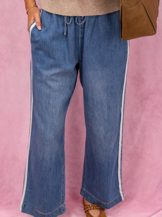 Z Supply The Sidelines Denim Track Pant