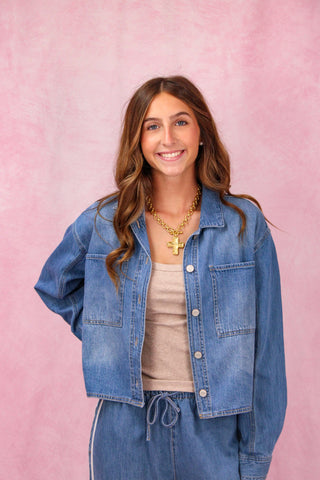 Z Supply Erin Denim Jacket - Dreamstate