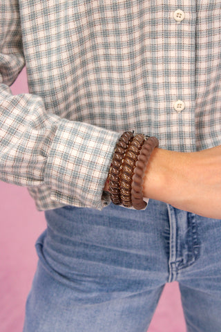Teleties Morning Brew Large Hair Ties