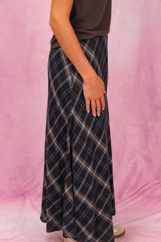 Z Supply Crestview Plaid Maxi Skirt - Eclipse