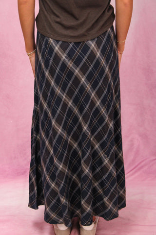 Z Supply Crestview Plaid Maxi Skirt - Eclipse