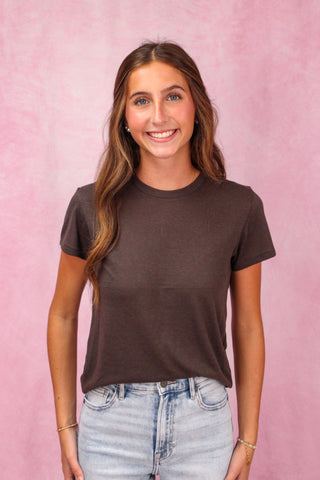 Z Supply Tourist Tee - Cocoa Bean