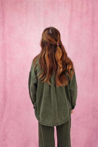 Z Supply All Day Knit Jacket - Classic Olive
