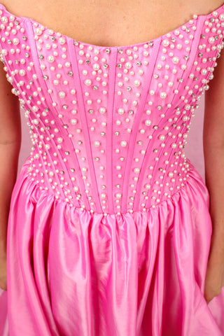 Sherri Hill 58579 - Pink/Ivory Size 4