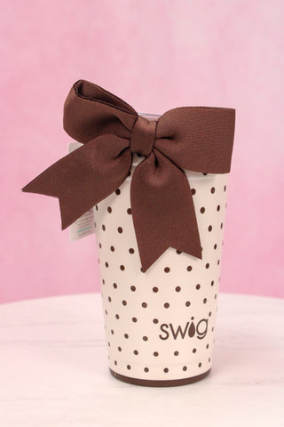 Swig Life Mocha Dots 24 oz. Party Cup