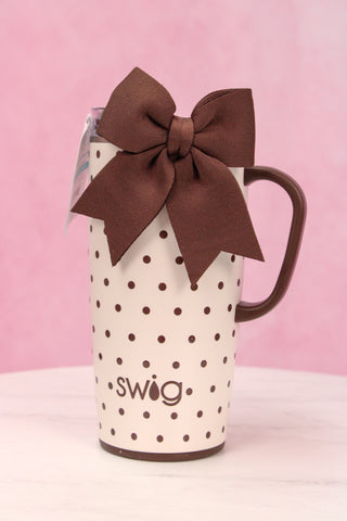 Swig Life Mocha Dots 22 oz. Travel Mug