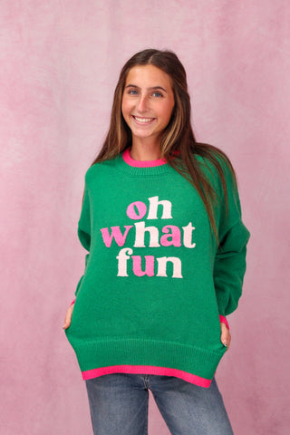 The Darling Effect Oh What Fun Sweater