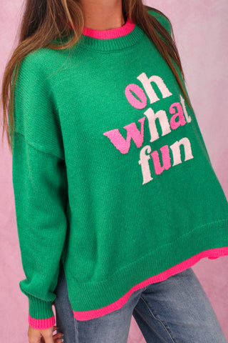 The Darling Effect Oh What Fun Sweater