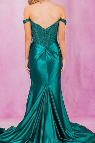 Sherri Hill 57038 - Emerald Size 0