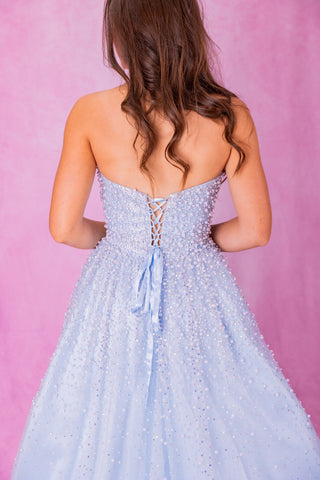 ASHLEYlauren 12180 - Ice Blue Size 4