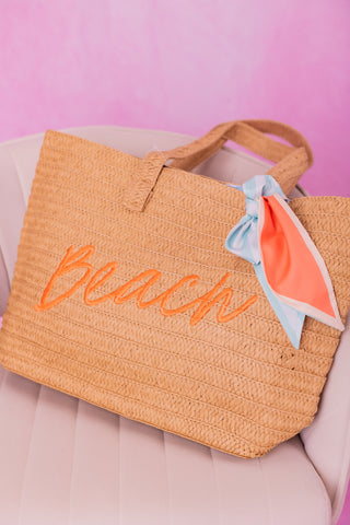 The Darling Effect Straw & Sun Tote – Beach