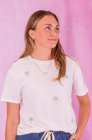 Z Supply Palms Boyfriend Tee