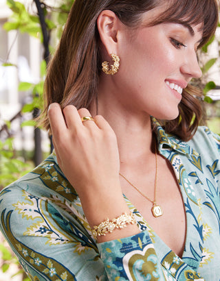 Spartina 449 Posy Party Cuff Crystal