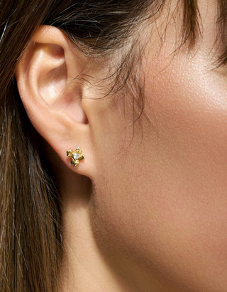 Spartina 449 Splash Collection Sweet Bows Stud Earrings Set - Crystal