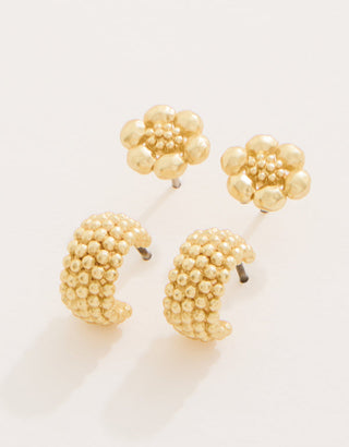 Spartina 449 Louisa Earrings Set Gold