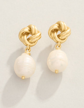Spartina 449 Knotted Pearl Earrings