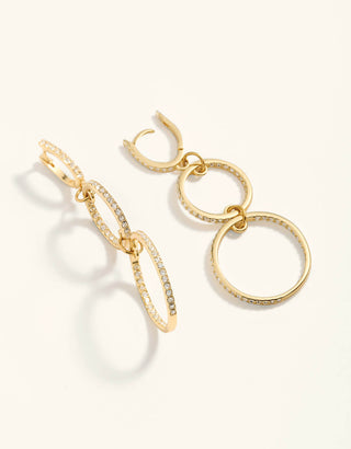 Spartina 449 Dazzle Ring Earrings Crystal