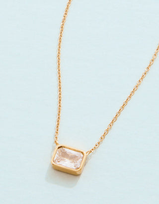 Spartina 449 Splash Collection Columbia Square Necklace 16" Crystal