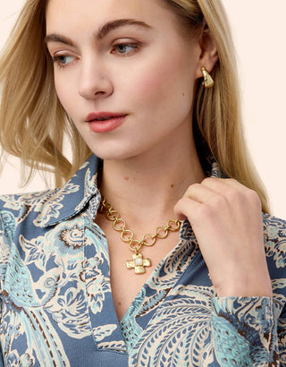 Spartina 449 Affirmation Necklace 18" Mother-of-Pearl