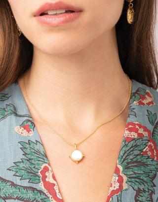 Spartina 449 Barony Necklace 17" Mother-of-Pearl