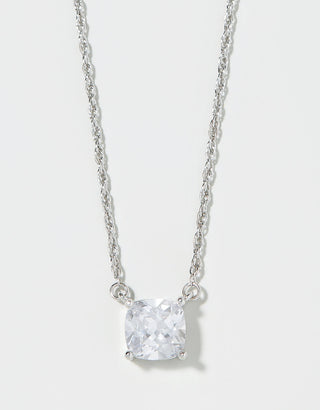 Spartina 449 Sea La Vie Shine Necklace Brilliant/Cushion - Silver