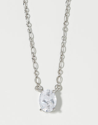 Spartina 449 Sea La Vie Shine Necklace Inspiring/Oval - Silver