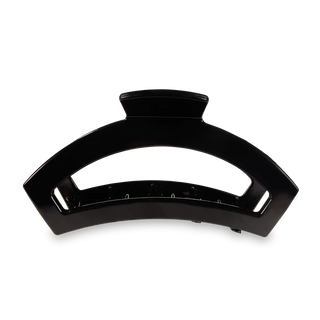 Teleties Open Jet Black Large Hair Clip